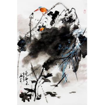 周小雨国画花鸟一堂和气字画之家
