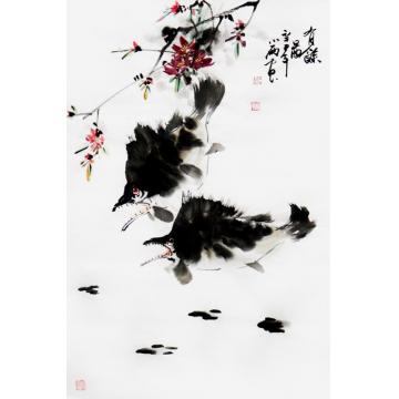 周小雨国画花鸟有余图字画之家