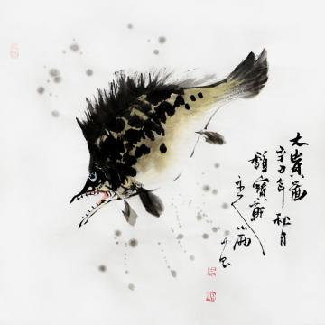 周小雨国画花鸟大贵图字画之家