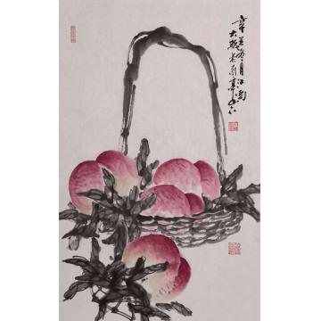 朱大成国画花鸟大寿图字画之家