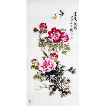 王学增国画花鸟富贵花开字画之家