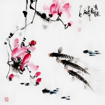 周小雨国画花鸟有余图字画之家