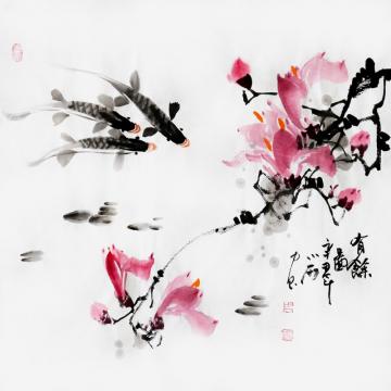 周小雨国画花鸟有余图字画之家