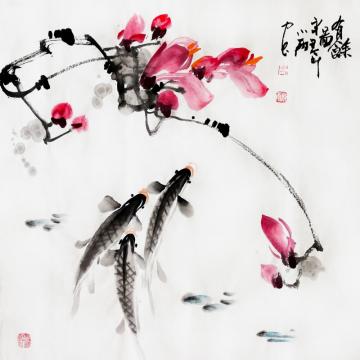 周小雨国画花鸟有余图字画之家