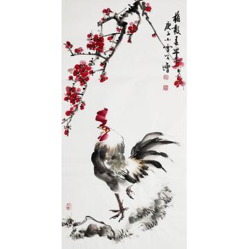 王学增国画花鸟梅报春早字画之家