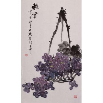朱大成国画花鸟秋实字画之家