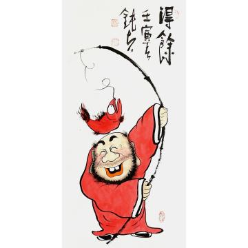 张海波国画人物得余字画之家