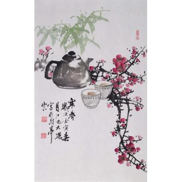 朱大成国画花鸟寒香字画之家