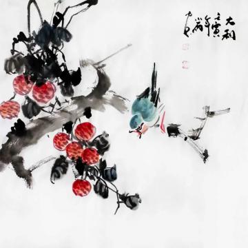周小雨国画花鸟大利字画之家