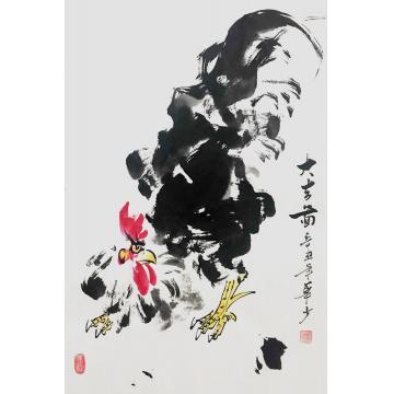 赵华少国画花鸟大吉图字画之家