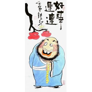 张海波国画花鸟好事连连字画之家
