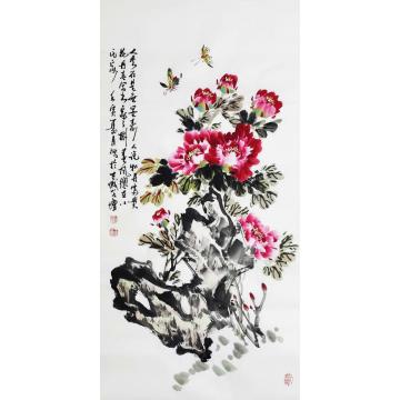 王学增国画花鸟牡丹富贵花字画之家