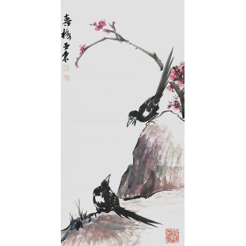 刘亚东国画花鸟喜梅字画之家