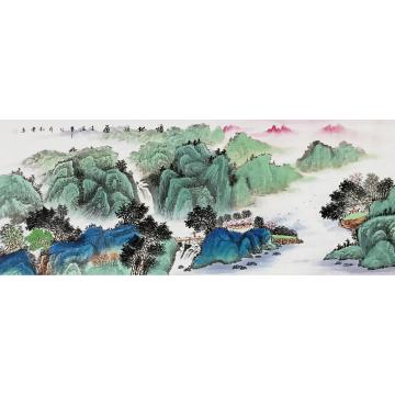 孔红贵国画山水福地雅居字画之家