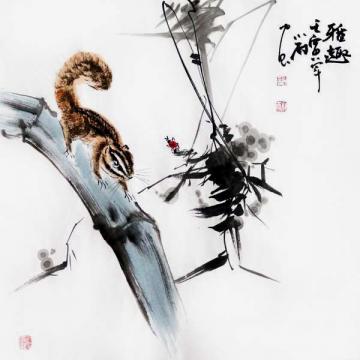 周小雨国画花鸟雅趣字画之家