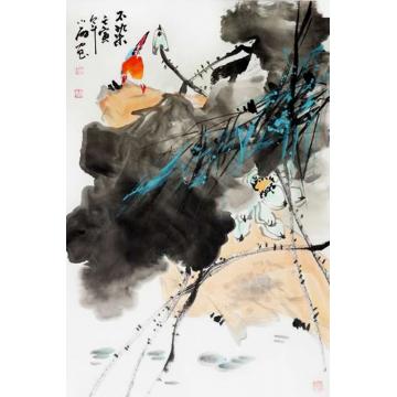 周小雨国画花鸟不染字画之家