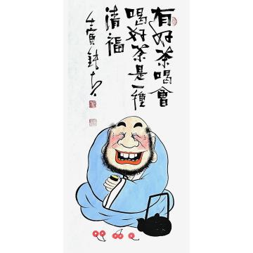张海波国画人物清福字画之家