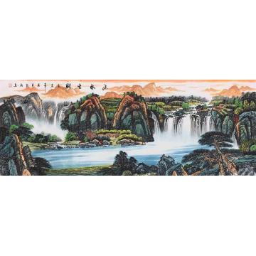 范海国画山水流水生财字画之家