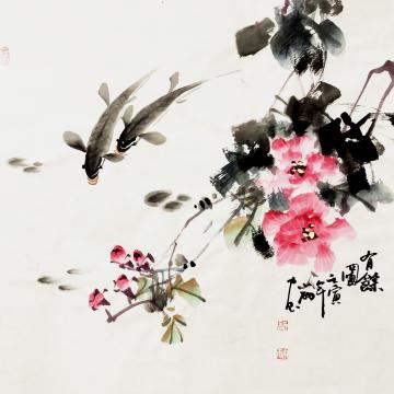 周小雨国画花鸟有余图字画之家