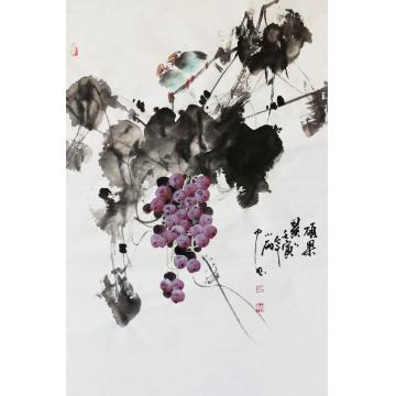周小雨国画花鸟硕果累累字画之家