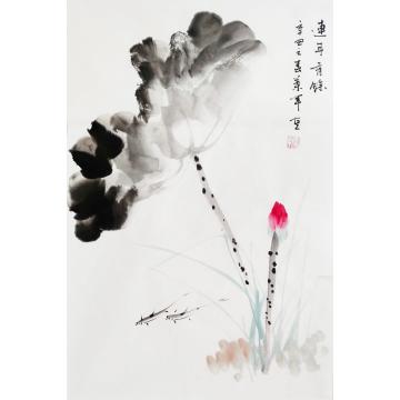 韦叶军国画花鸟连年有余字画之家