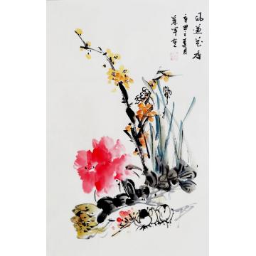 韦叶军国画花鸟风递花香字画之家