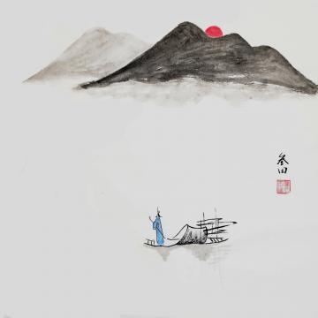 国画家鲁叁田字画之家