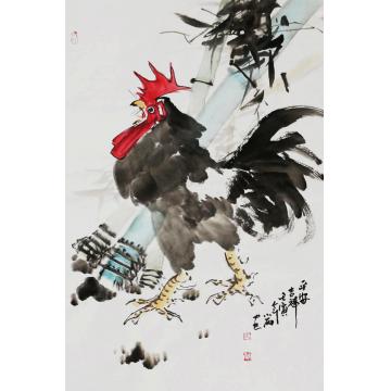 周小雨国画花鸟平安吉祥字画之家