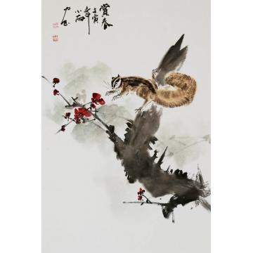 周小雨国画花鸟赏春字画之家