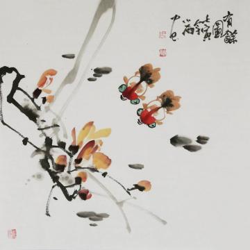 周小雨国画花鸟有余图字画之家