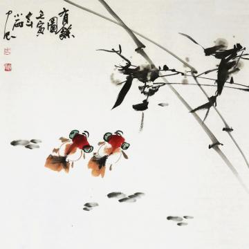 周小雨国画花鸟有余图字画之家