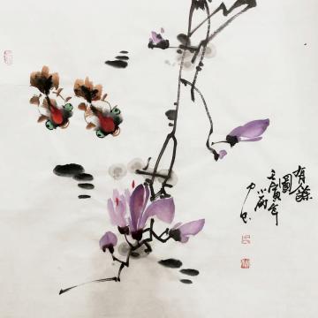 周小雨国画花鸟有余图字画之家