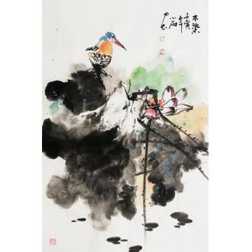 周小雨国画花鸟不染字画之家