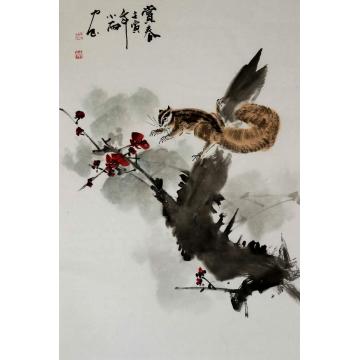 周小雨国画花鸟赏春字画之家