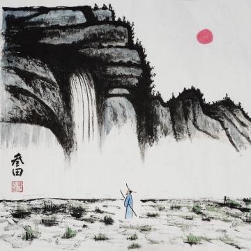 国画家鲁叁田字画之家