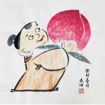 国画家鲁三田字画之家