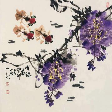 周小雨国画花鸟有余图字画之家