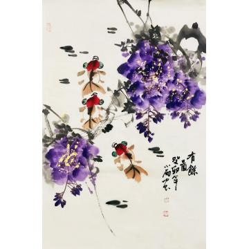 周小雨国画花鸟有余图字画之家