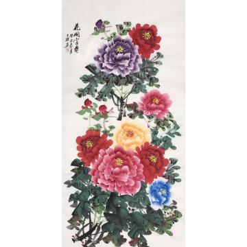 王绣国画花鸟花开富贵字画之家