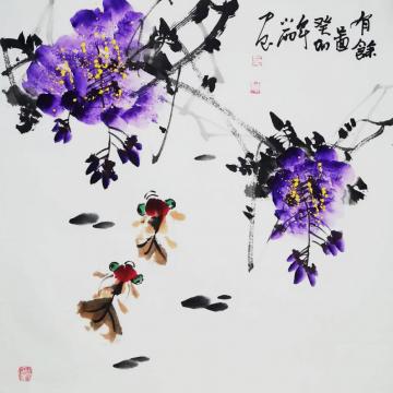 周小雨国画花鸟有余图字画之家
