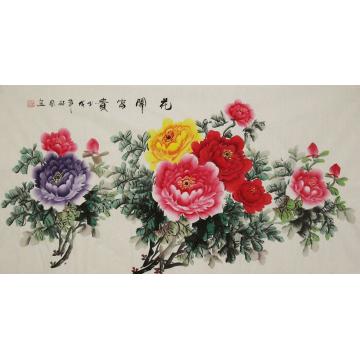 朱秋凤国画花鸟花开富贵字画之家