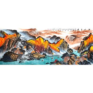 李长田国画山水江山多娇字画之家