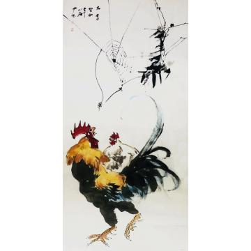 周小雨国画花鸟大吉字画之家