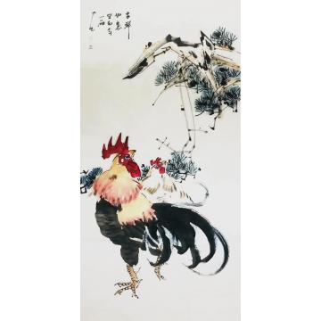 周小雨国画花鸟吉祥如意字画之家