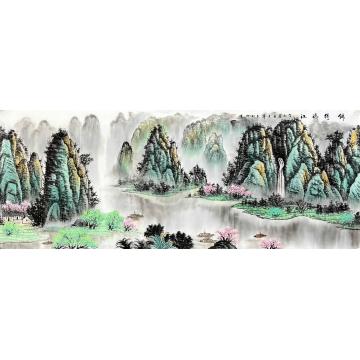 王宁国画山水锦绣漓江字画之家