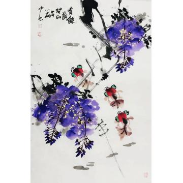 周小雨国画花鸟有余图字画之家
