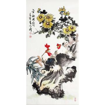 王学增国画花鸟金秋时节字画之家
