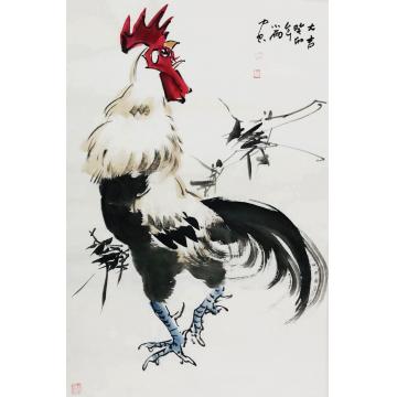 周小雨国画花鸟大吉字画之家