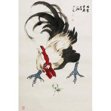 周小雨国画花鸟大吉字画之家