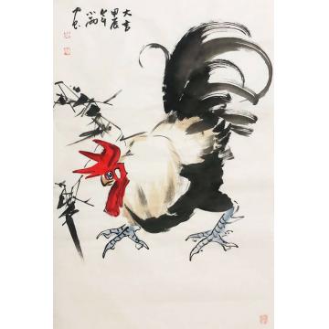 周小雨国画花鸟大吉字画之家